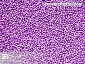 MC025珠光浅紫印花胶珠